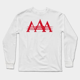 Lucha Libre - AAA - Rudos vs técnicos - red design Long Sleeve T-Shirt